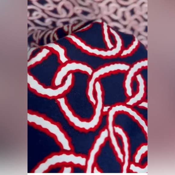 - Anthropologie Maeve NWT Colette Cropped Wide-Leg Ponte Pants Red Motif N… - Picture 9 of 10